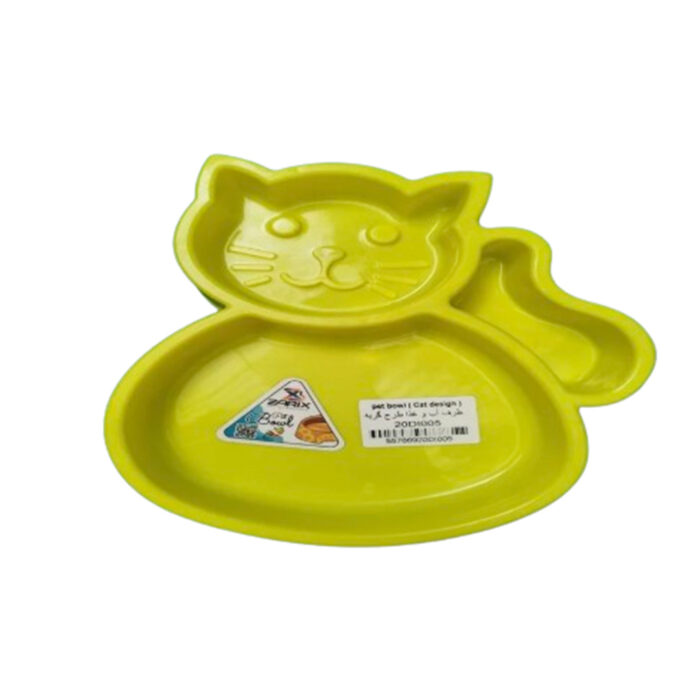 ظرف آب و غذا طرح گربه زاریکس