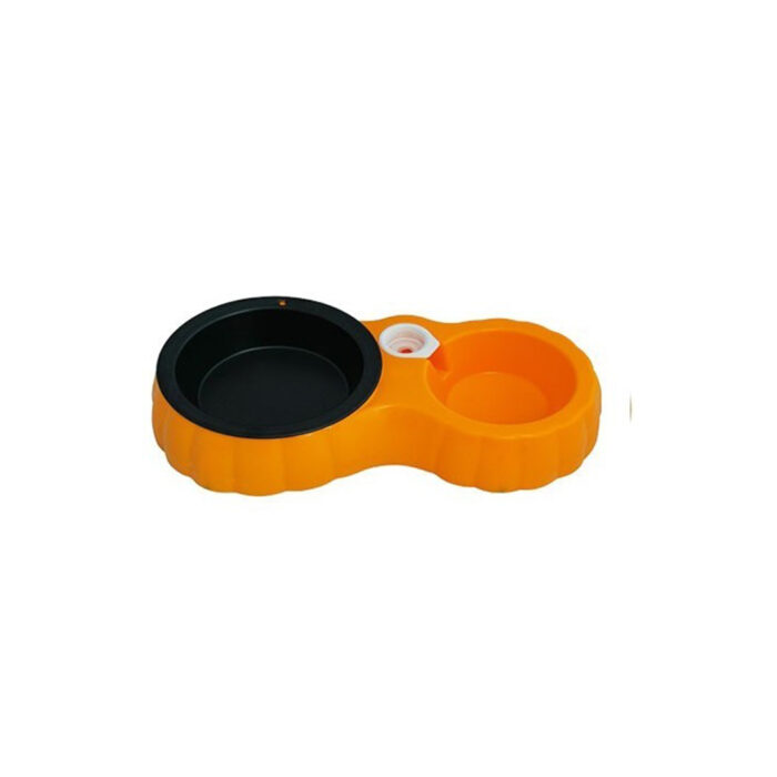 ظرف آب و غذای دوقلو به همراه ظرف فلزی زاریکس سگ و گربه