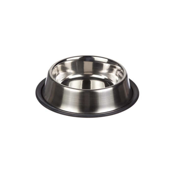 ظرف آب و غذا استیل فلت سگ و گربه(۲۵.۵ سانتیمتر)