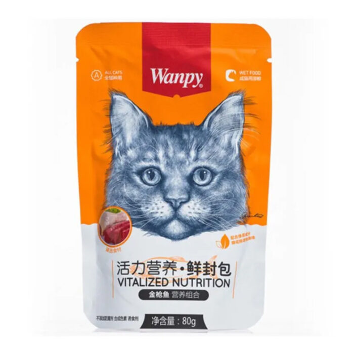 پوچ گربه ونپی با طعم مرغ و ماهی کاد