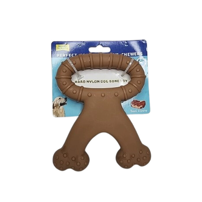 اسباب بازی دندانی سگ خیلی سخت با طعم گوشت